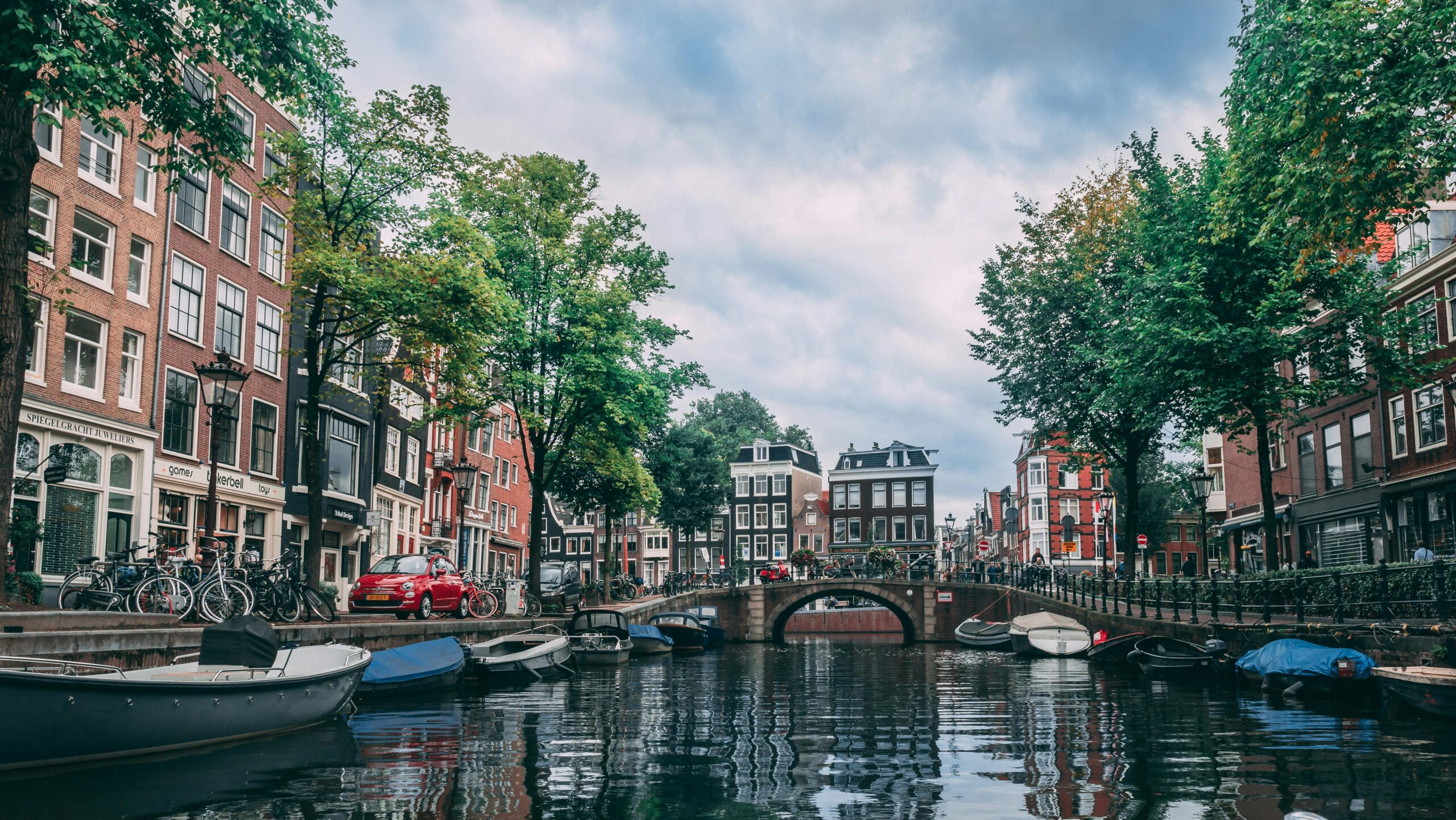 A scenic view of a river in the Netherlands, symbolising Dutch business and governance environment.