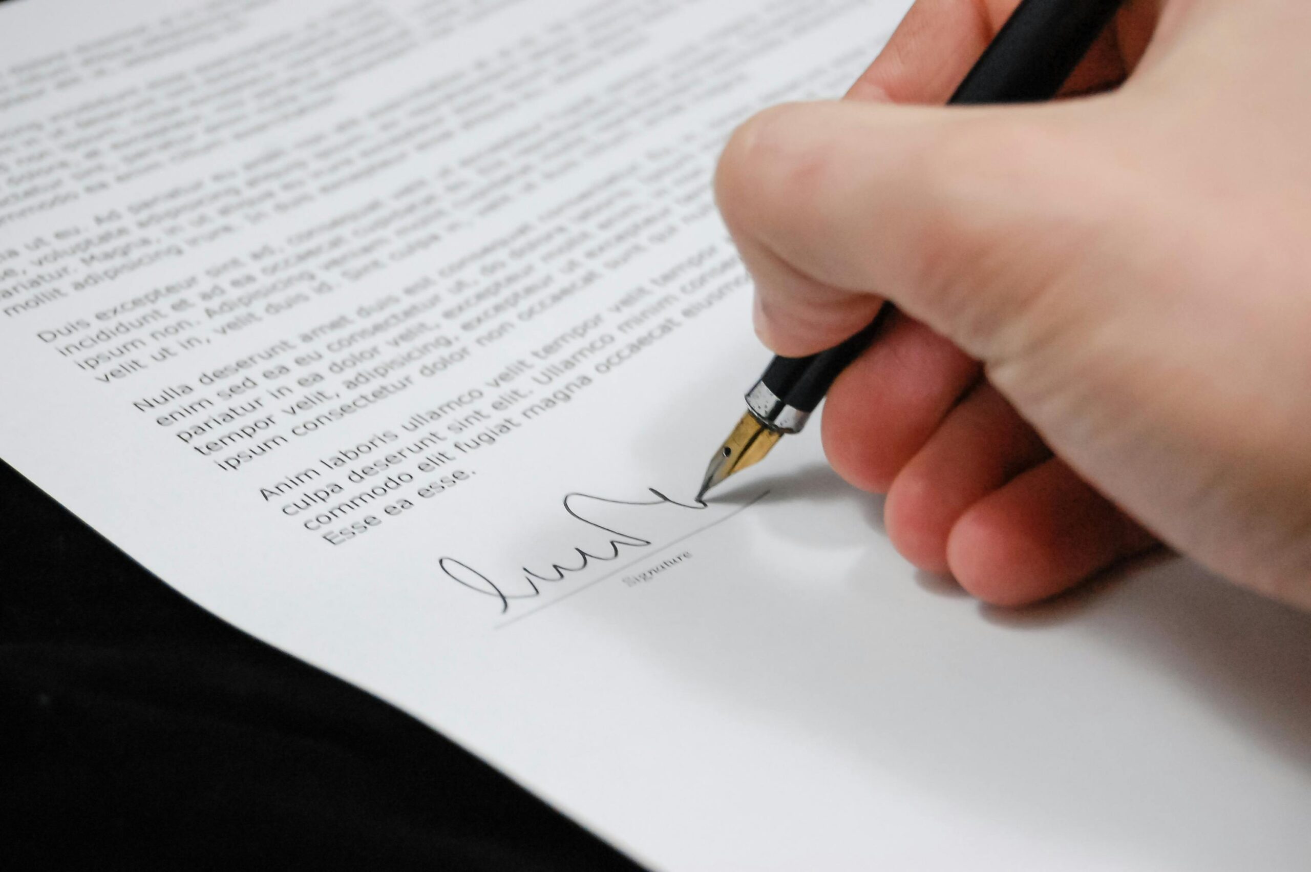 Legal documents and signature process for creating a Power of Attorney in the United Kingdom
